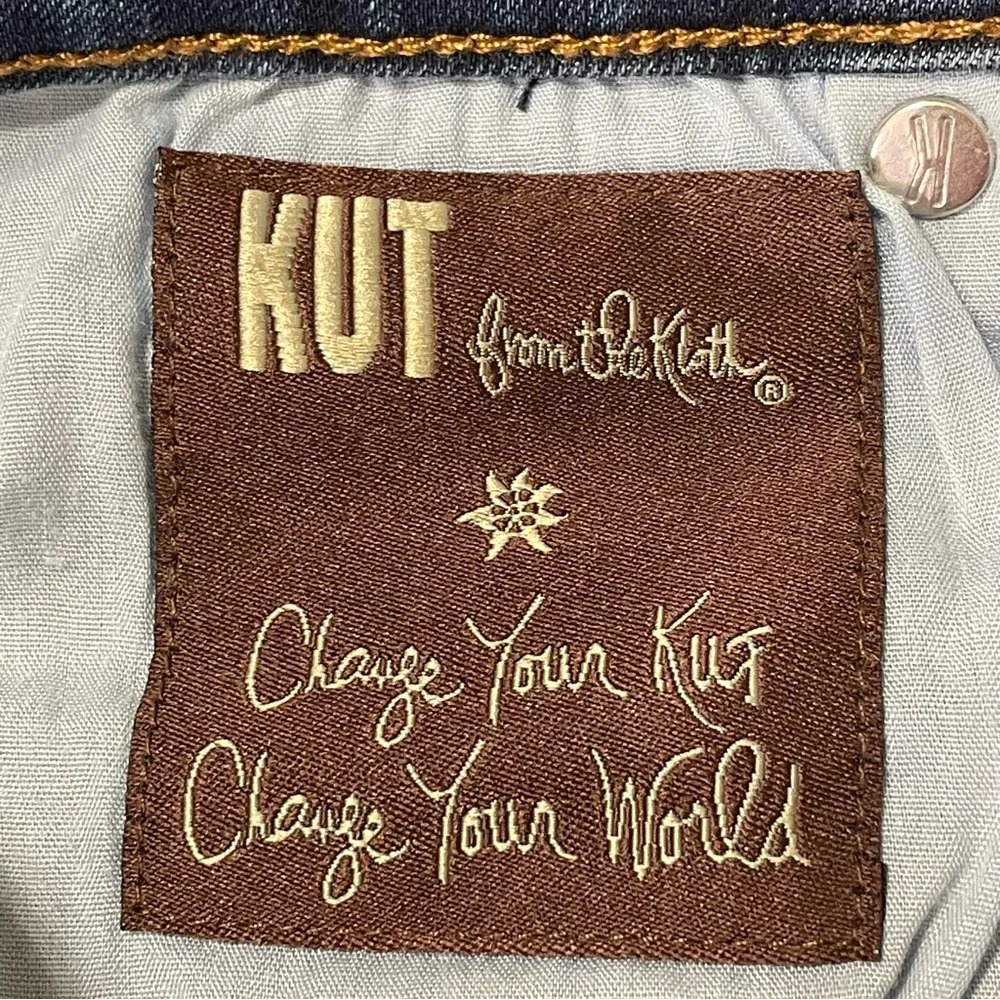 KUT FROM THE KLOTH‎ Boyfriend Straight Jeans in Wildflower with Medium Blue Wash - Picture 8 of 10